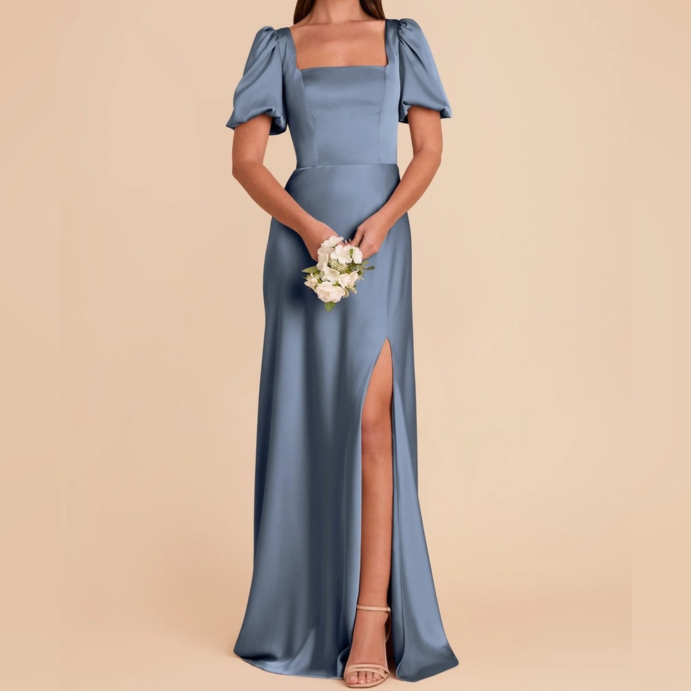Birdy Grey Judy Matte Satin Dress - French Blue